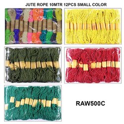 JUTE ROPE 10mtr colour small RAW500C